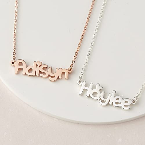 Luxe Children's Name Necklace – Keepsake Baby Shower Gift