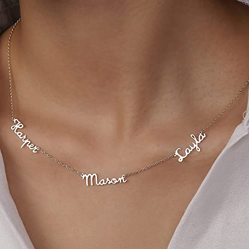Mother’s Necklace with Children’s Names – Custom Family Gift