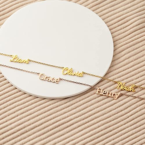 Mother’s Necklace with Children’s Names – Custom Family Gift