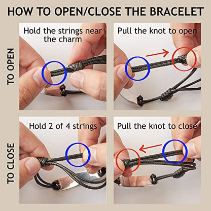 Personalized Grandma Bracelet, Custom Grandmother Jewelry with Names