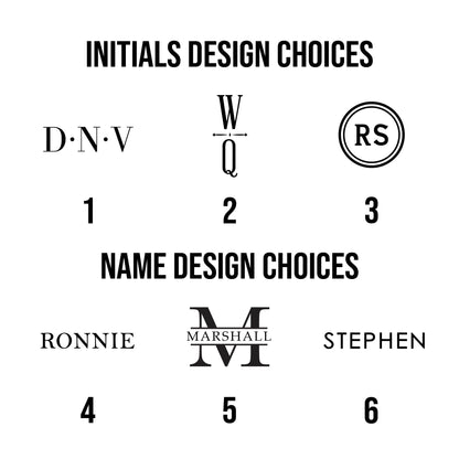 Signature Trifold Leather Wallet – Custom Engraved Gift