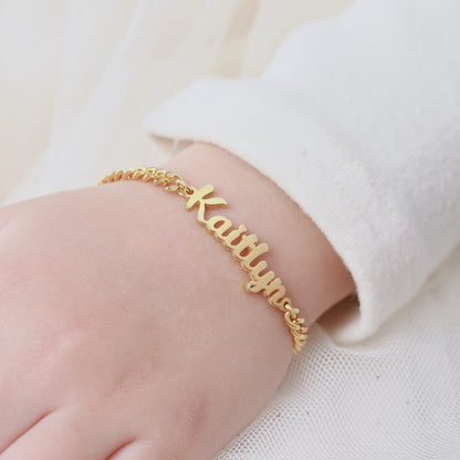 Baby Girl Custom Name Jewelry – Personalized Bracelet Gift