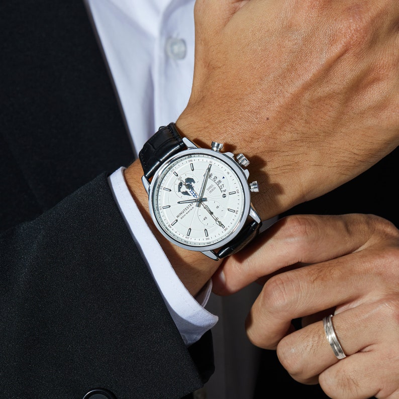 Personalized Groom Watch, Custom Handwriting Wedding Gift