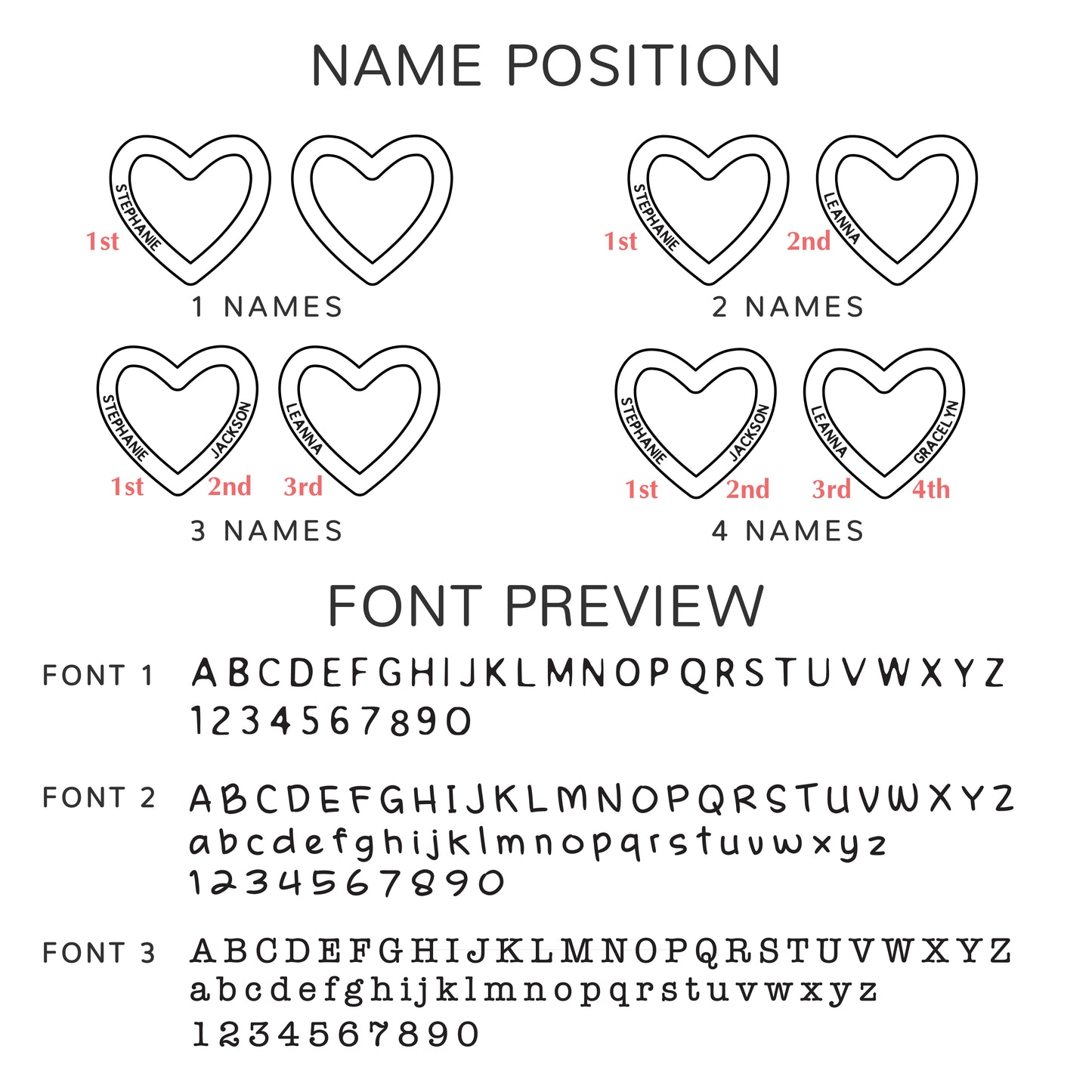 Personalized Name Necklace for Mom