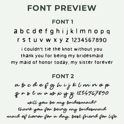 Bridal Party Keepsake Bracelet - Bridesmaid & Maid of Honor Gift