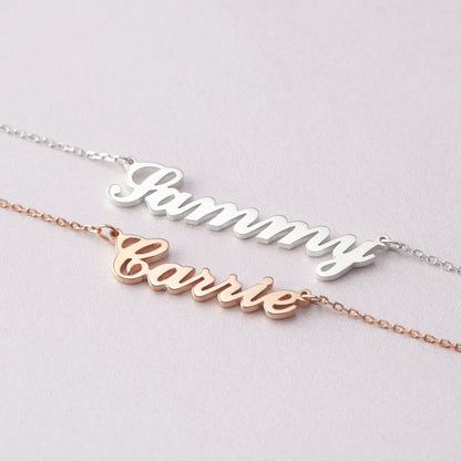 Necklace For Teen Girls, Name Necklace, High School Girl Gift