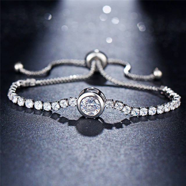 Sparkling Crystal Tennis Bracelet