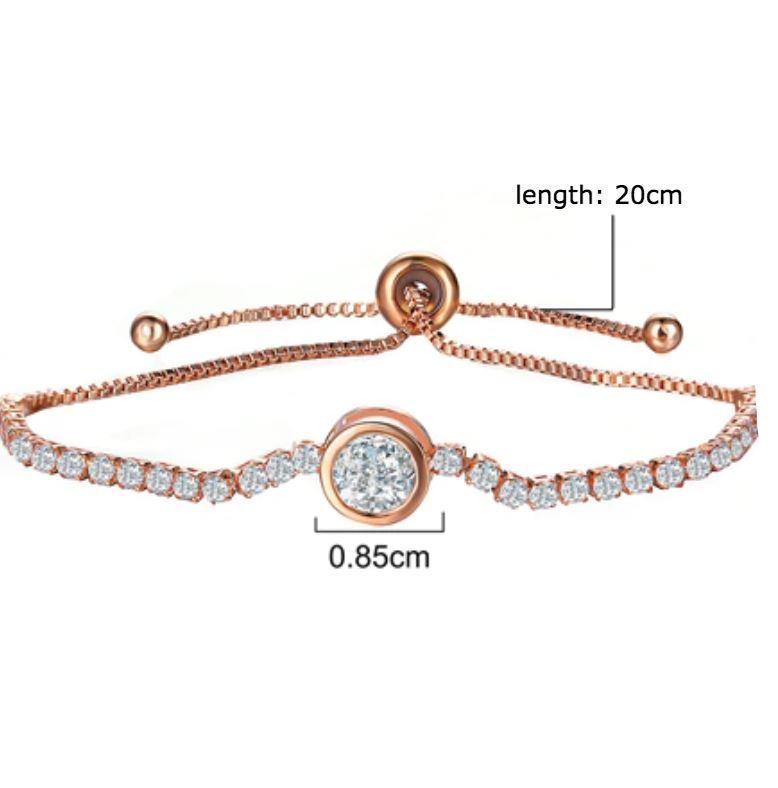 Sparkling Crystal Tennis Bracelet