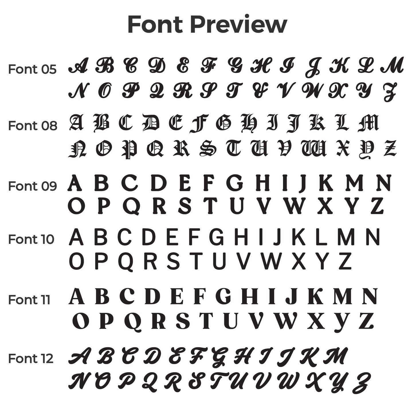 Personalized Letter Necklace, Curb Chain Necklace For Women