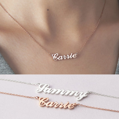 Necklace For Teen Girls, Name Necklace, High School Girl Gift